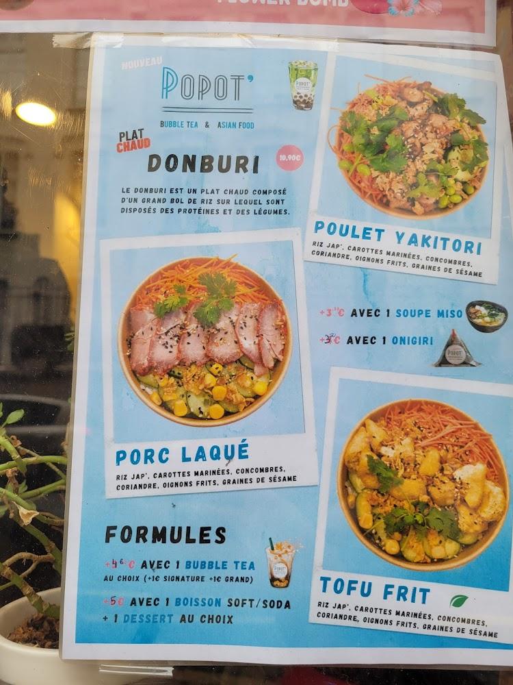 POPOT' Bubble tea & Asian food - Menu Image 3